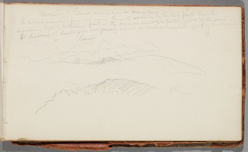 Colour Notes after Turner's Ulysses Deriding Polyphemus (pencil on paper)