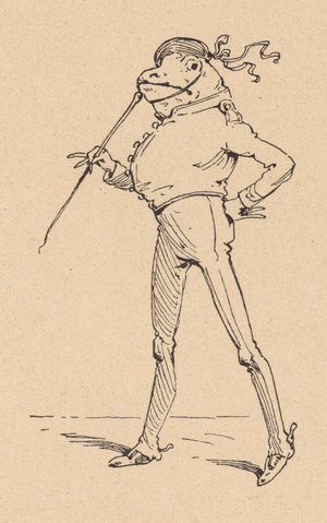 A Frog He Would A-Wooing Go (litho)