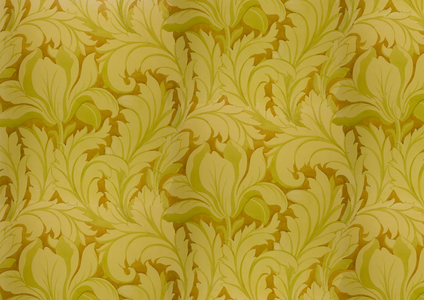 Yellow Lillies No.58 c1895 (textile print)