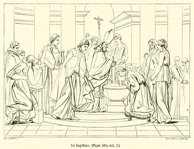 Le bapteme (engraving)