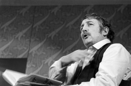 Jacques Fabbri In The Piece De Theatre “Poor France” At Theatre Fontaine In Paris February 4, 1971 Neg: Cx3954 (b/w photo)