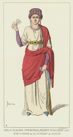 Galla Placidia (colour litho)