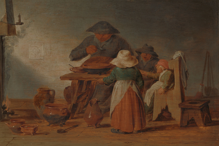 Peasant Meal, 1625 (oil on panel)