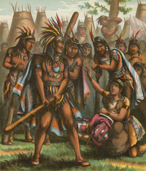 Pocahontas (chromolitho)