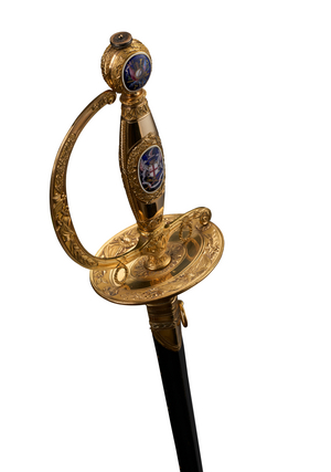 Presentation small-sword, c..1806 (steel, gold & enamel)