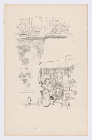 La Fruitière de la rue de Grenelle, 1894 (ink on paper)