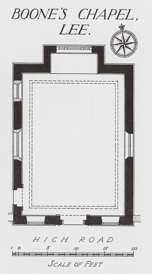 Boone's Chapel, Lee (litho)