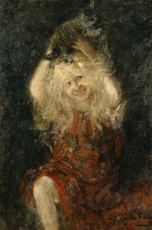 Girl with cat, 1897
