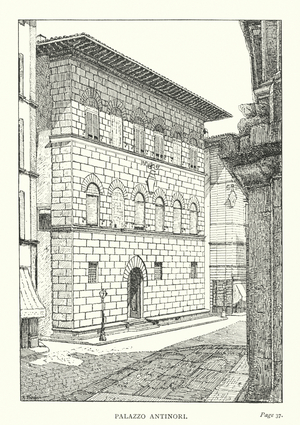 Palazzo Antinori (litho)