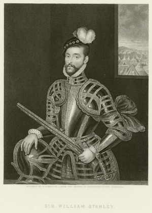 Sir William Stanley, illustration for 'The Gallery of Engravings' c.1880 (engraving)
