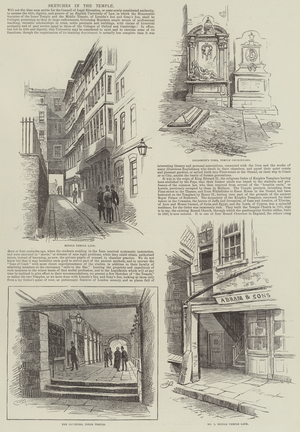 Sketches in the Temple (engraving)