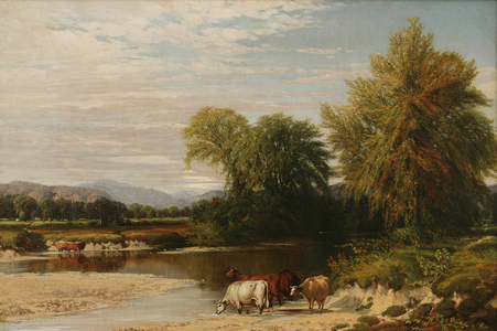 The Ford, 1856 (oil on canvas)