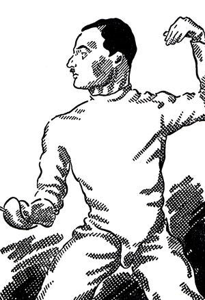 George Piller at the 1932 Olympic games