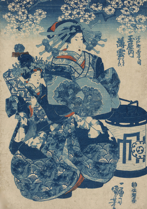 The courtesan Usugumo of Tama-ya