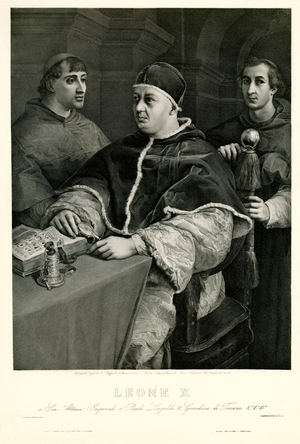 Papst Leo X., 1884-90 (phototype)