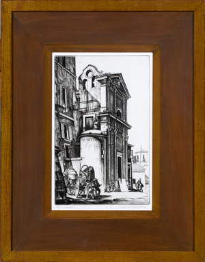 Roman Winecarts, 1930 (etching)
