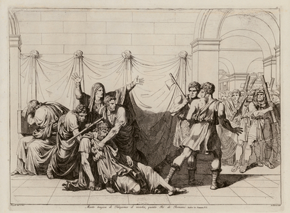 Death of Tarquin the Elder (etching)