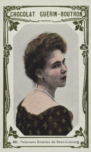 Princesse Beatrice de Saxe-Cobourg (coloured photo)
