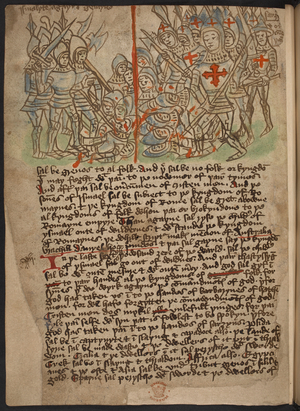 Illustrated page from The Desert of Religion