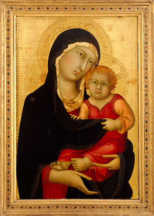 Madonna and Child, c.1326 (tempera on wood, gold ground)