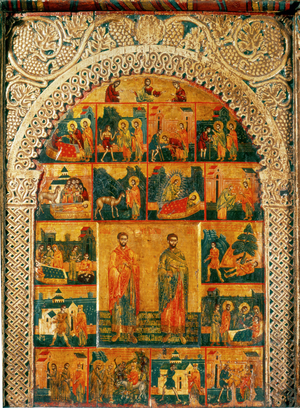 Saints Cosmas and Damian, by the Radoul Master …