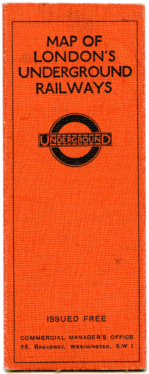 London Underground Map, 1925