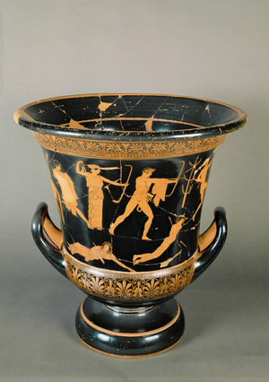 Massacre of the Niobides, side B, attributed to the Painter of the Niobides, from Orvieto, Italy …