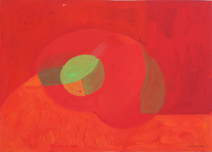 Composition, 1950 (gouache on paper)