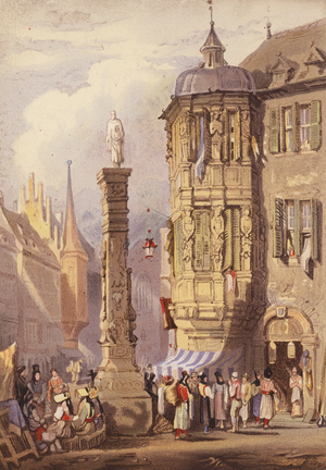 Wurzburg (colour litho)