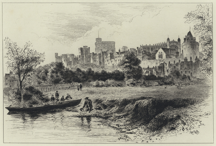 Windsor Castle from the Berkshire Shore (engraving)