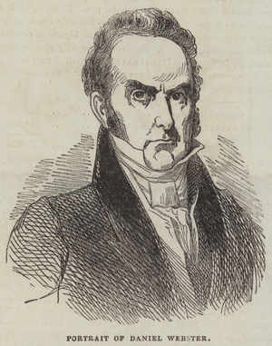 Portrait of Daniel Webster (engraving)