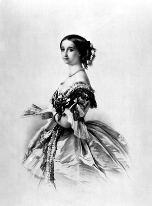 French empress Eugenie c. 1853