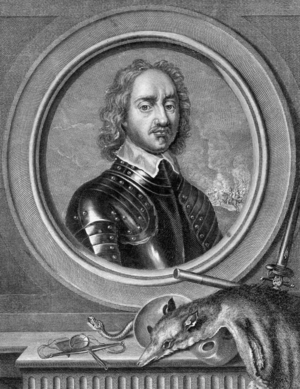Oliver Cromwell (b/w photo)