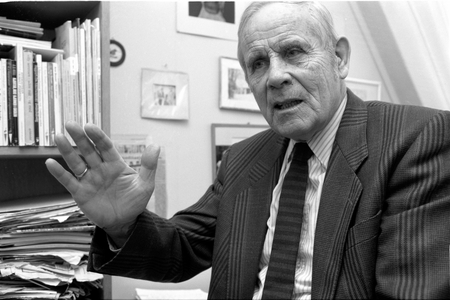 Oslo 19950124. Interview with Arne Skouen …, 1995 (photo)