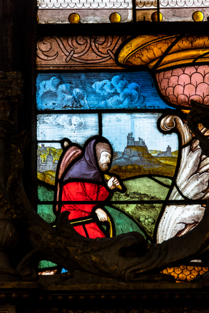 Sainte-Marie Cathedral, Auch, Gers, 2018 (stained glass window)