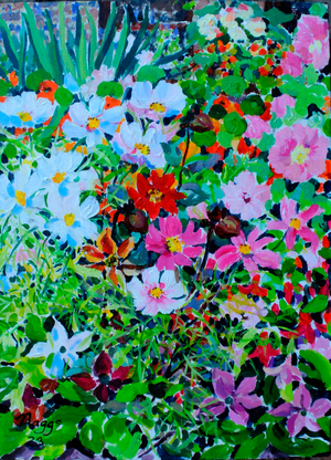 Summer Profusion, 2022 (acrylic on canvas)