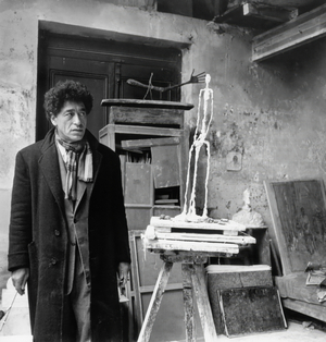 Alberto Giacometti, 1953 (b/w photo)