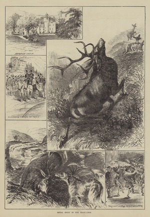 Royal Sport in the Highlands (engraving)
