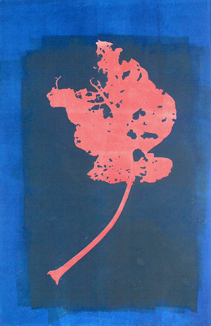 Chard Leaf 1 (mono-print paper)