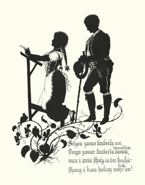 Silhouette by Hugo Strohl (litho)