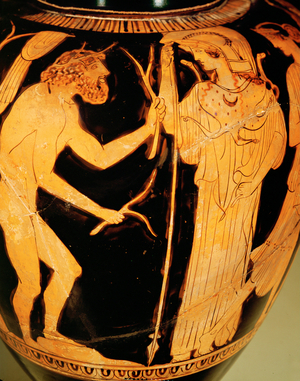 Ulysses and Athena at the meeting with Nausicaa …