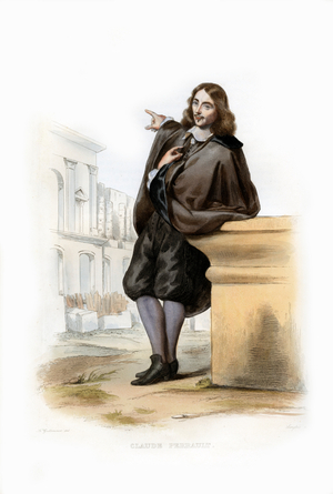 Claude Perrault,  French architect, physician and anatomist, 17th century (print)