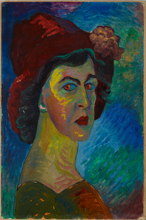Selfportrait I, 1910 (tempera on paper)