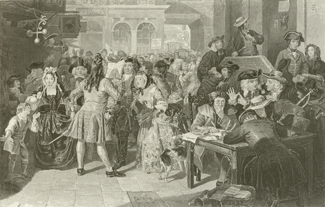 The South Sea Bubble, London (engraving)
