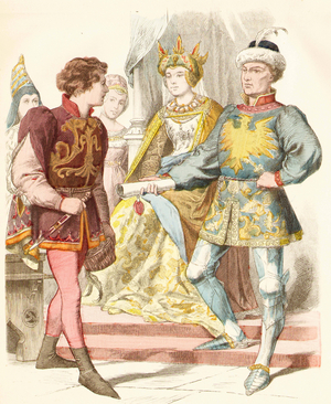 Noblemen from Burgundy, 15th century (photo)