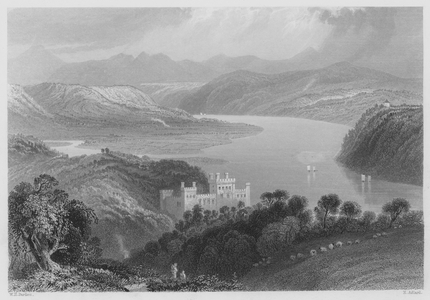 The Valley of the Blackwater, between Lismore and Youghall (engraving)
