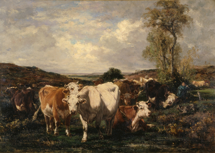 Herd (oil on canvas)
