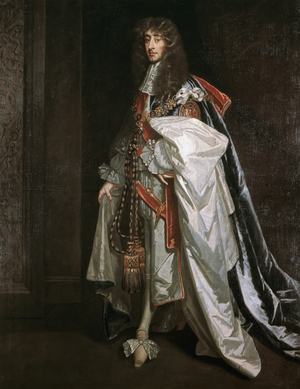 James II, King of England (oil on canvas)