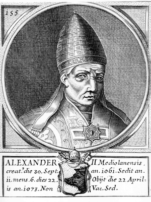 pope Alexander II (engraving)