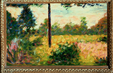 Wood in Barbizon (oil on canvas)